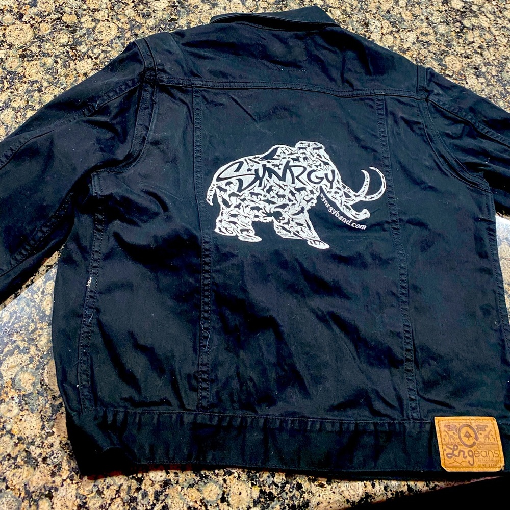 Black jean jacket